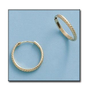 AROS EN ORO DE 18KL DIAMETRO 15MM