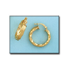 AROS EN ORO DE 18KL MEDIDA INTERIOR 16MM