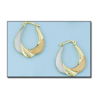 AROS EN ORO DE 18KL TRICOLOR