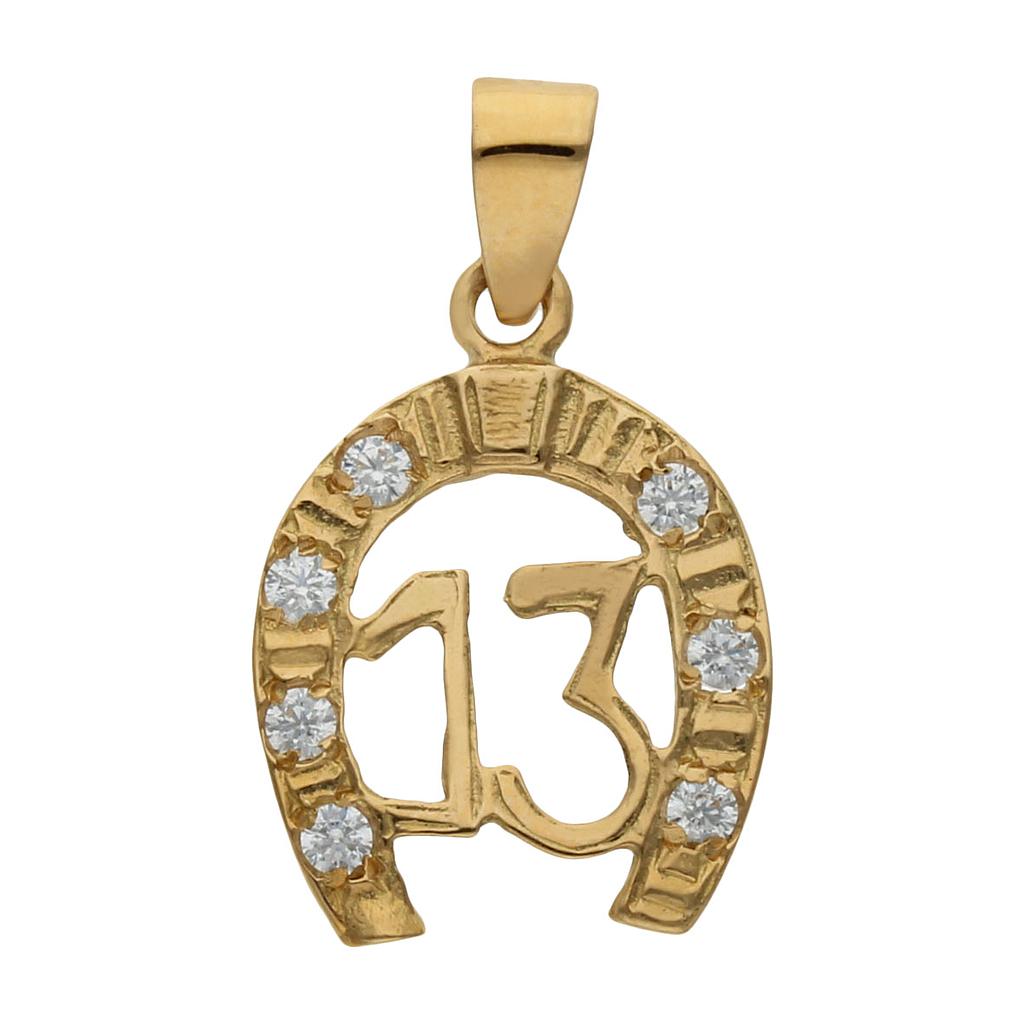 COLGANTE ORO 18KL HERRADURA GRANDE - AGOTADO TEMPORALMENTE