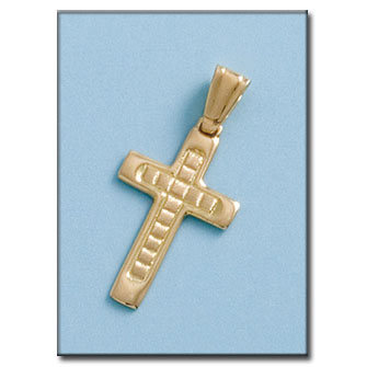CRUZ EN ORO DE 18KL - 15X25MM 