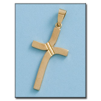 CRUZ EN ORO DE 18KL - 15X30MM 