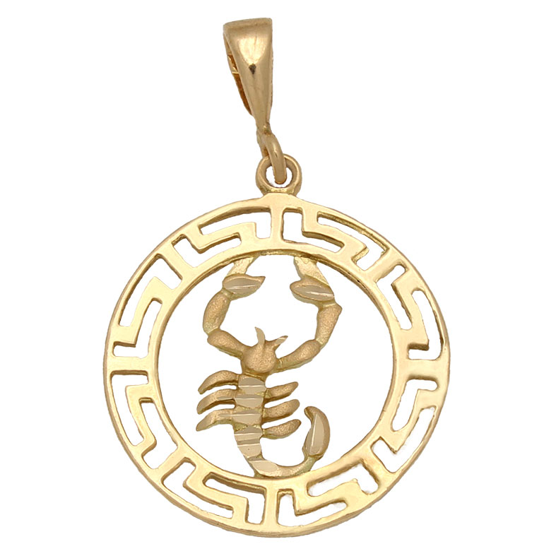 HOROSCOPO EN ORO DE 18KL ESCORPIO