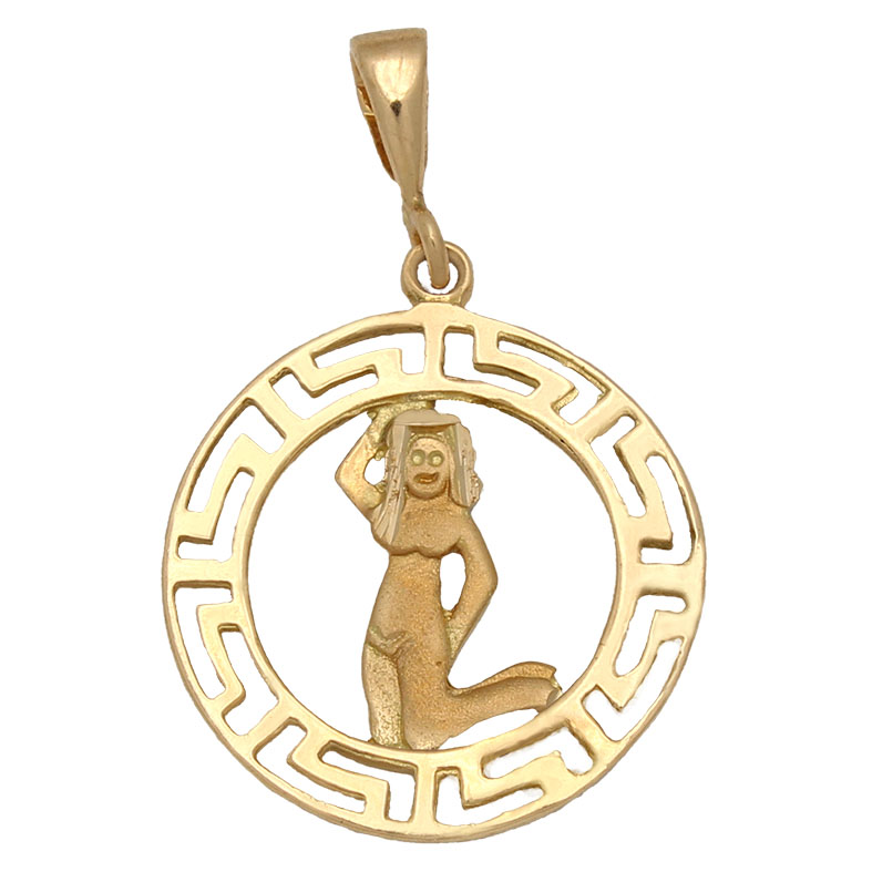 HOROSCOPO EN ORO DE 18KL VIRGO