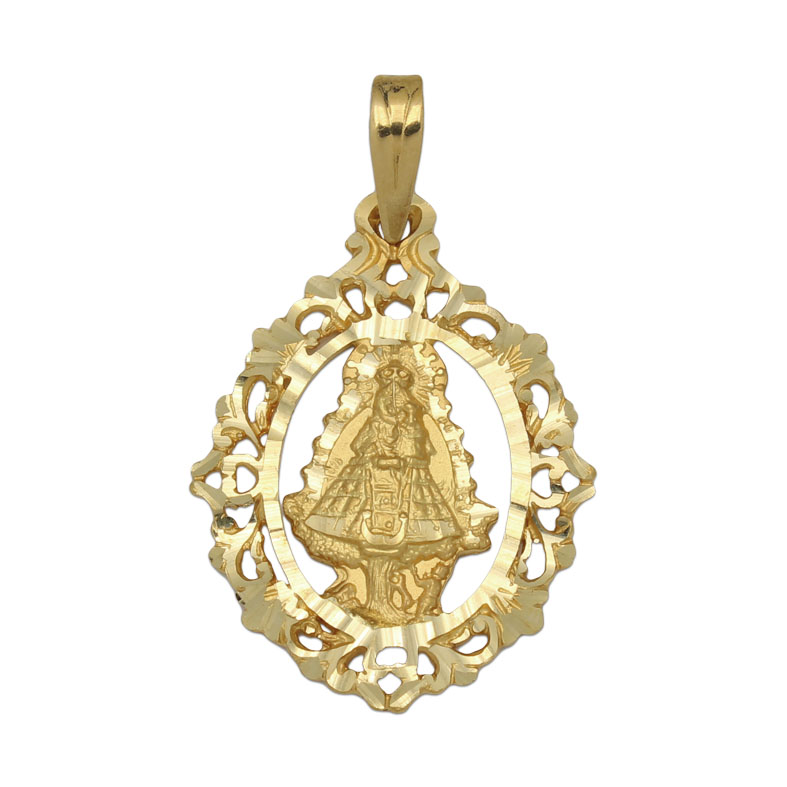 MEDALLA ORO 18KL V. DE CORTES- 21X29MM