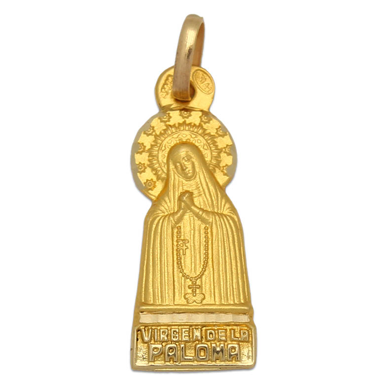 MEDALLA ORO 18KL V. DE LA PALOMA -12X29