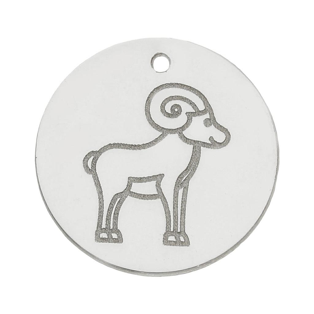 MI HISTORIA - ABALORIO ARIES PLATA 925MM