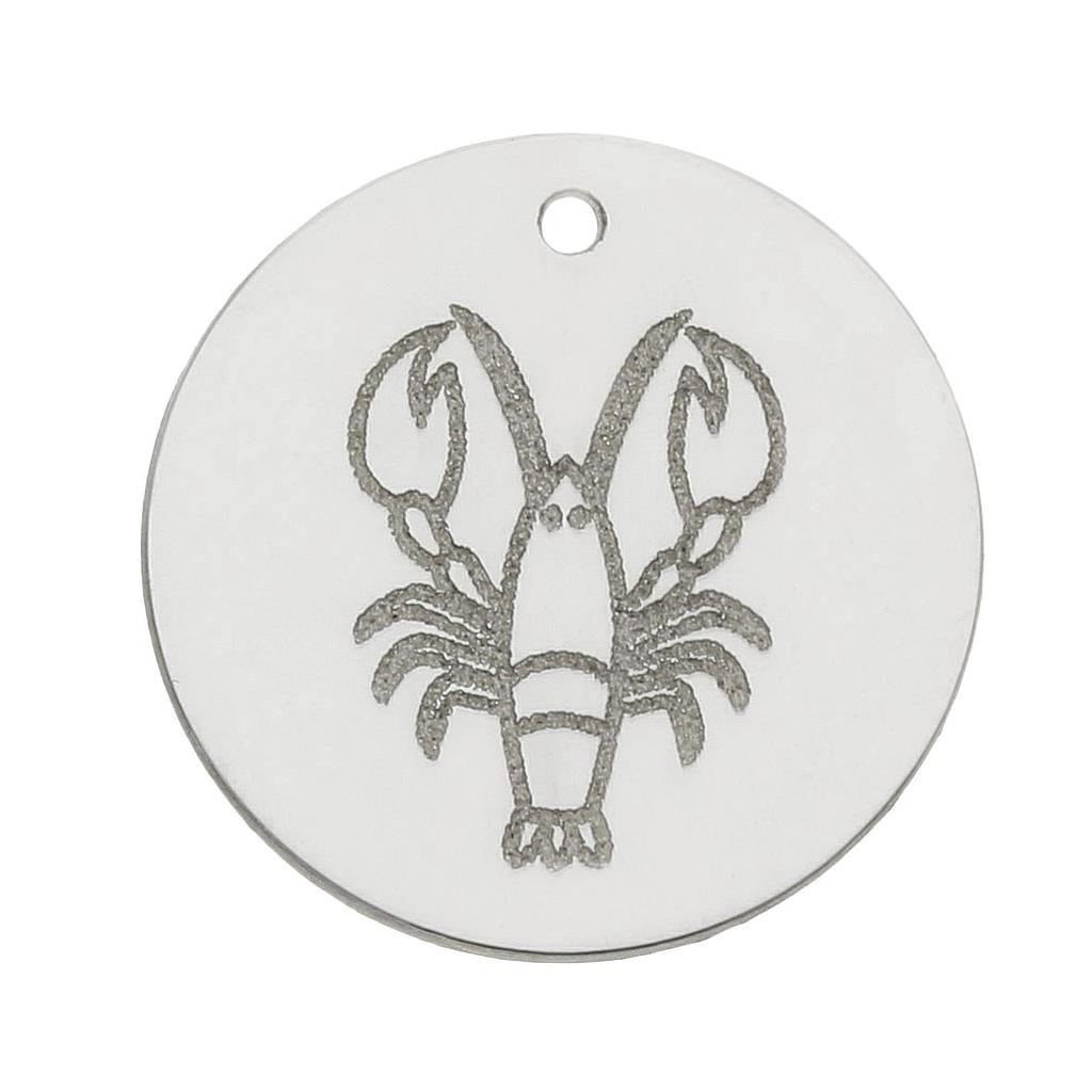 MI HISTORIA - ABALORIO CANCER PLATA 925MM