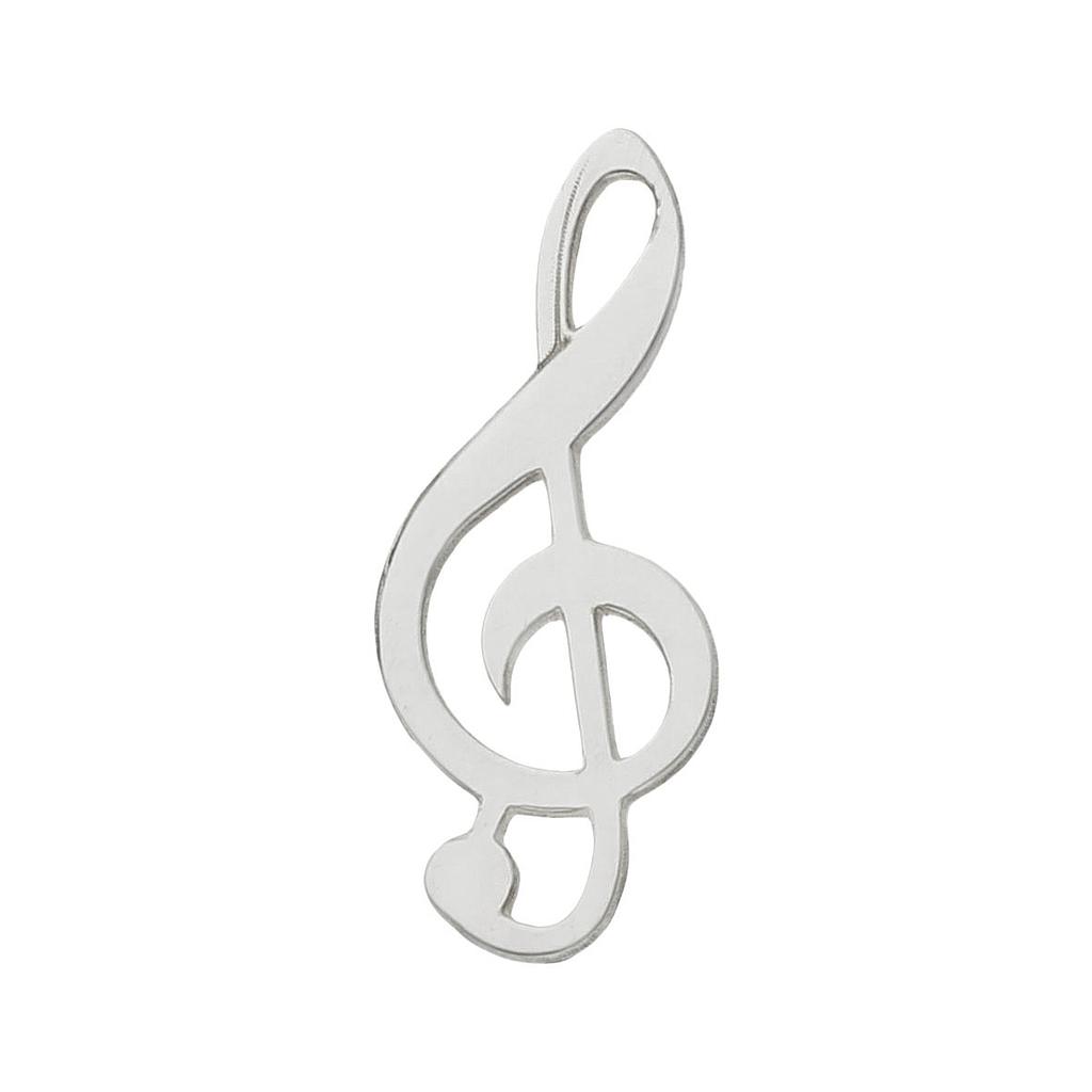 MI HISTORIA - ABALORIO CLAVE SOL PLATA 925MM