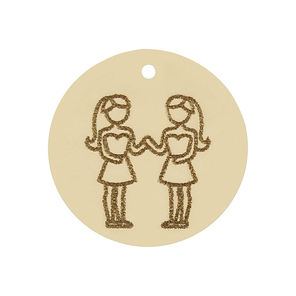 MI HISTORIA - ABALORIO GEMINIS ORO 18KL