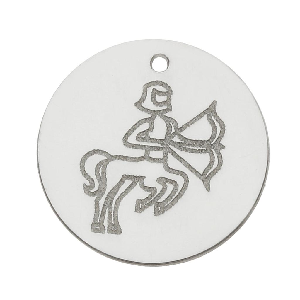 MI HISTORIA - ABALORIO SAGITARIO PLATA 925MM
