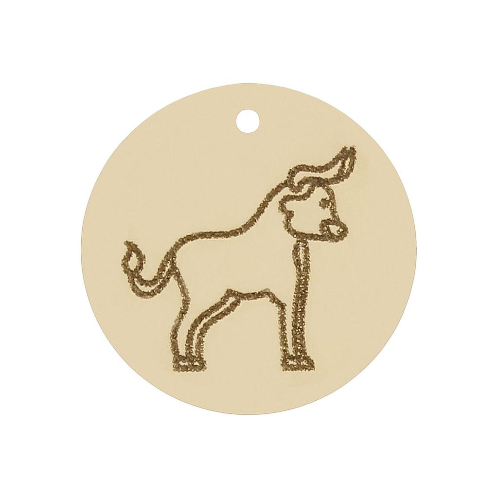 MI HISTORIA - ABALORIO TAURO ORO 18KL