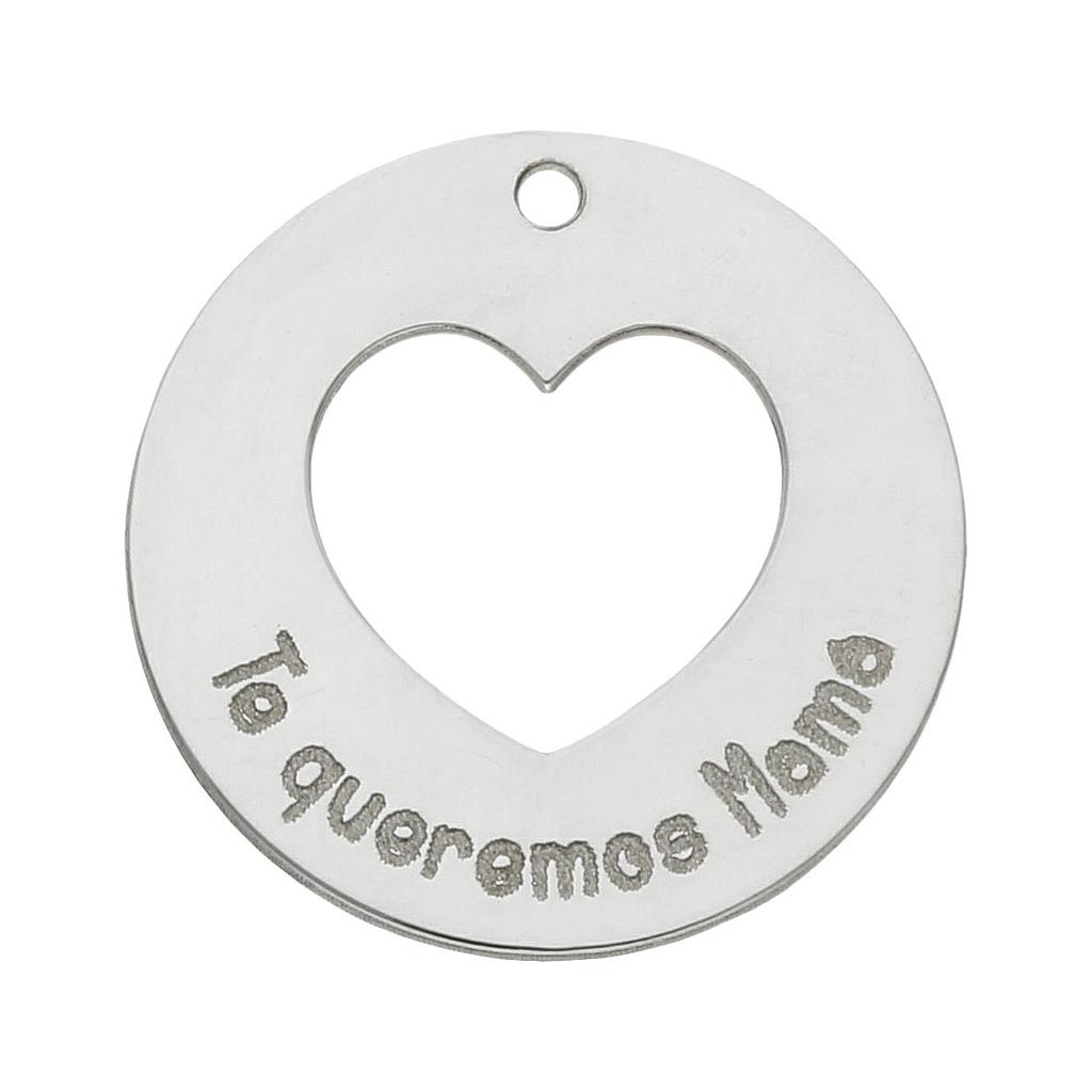 MI HISTORIA - ABALORIO TE QUEREMOS PLATA 925MM