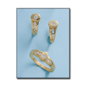 PENDIENTES EN ORO DE 18KL