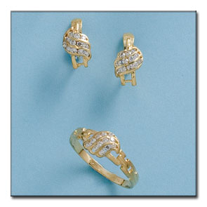 PENDIENTES EN ORO DE 18KL