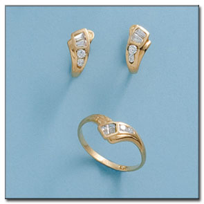 PENDIENTES EN ORO DE 18KL