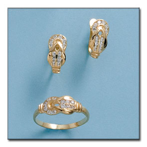 PENDIENTES EN ORO DE 18KL