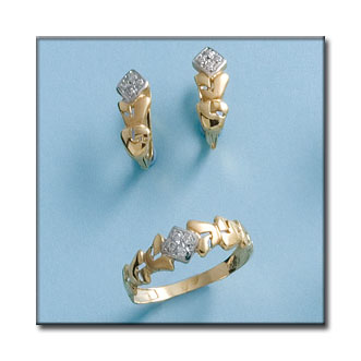 PENDIENTES EN ORO DE 18KL