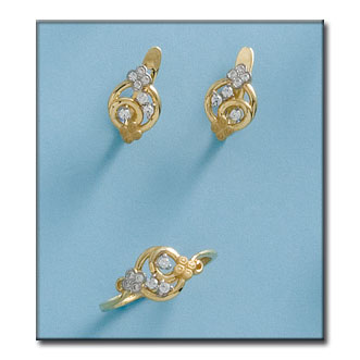 PENDIENTES EN ORO DE 18KL