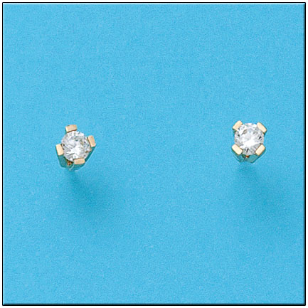 PENDIENTES EN ORO DE 18KL CIRCONITAS