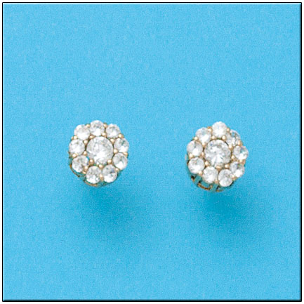 PENDIENTES EN ORO DE 18KL CIRCONITAS