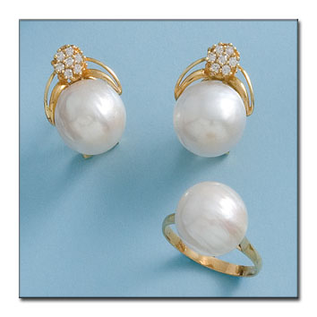 PENDIENTES ORO DE 18KL PERLAS JAPONESAS