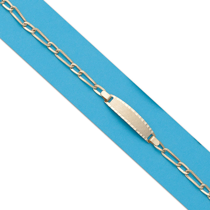 PULSERA CON PLACA ORO 18KL