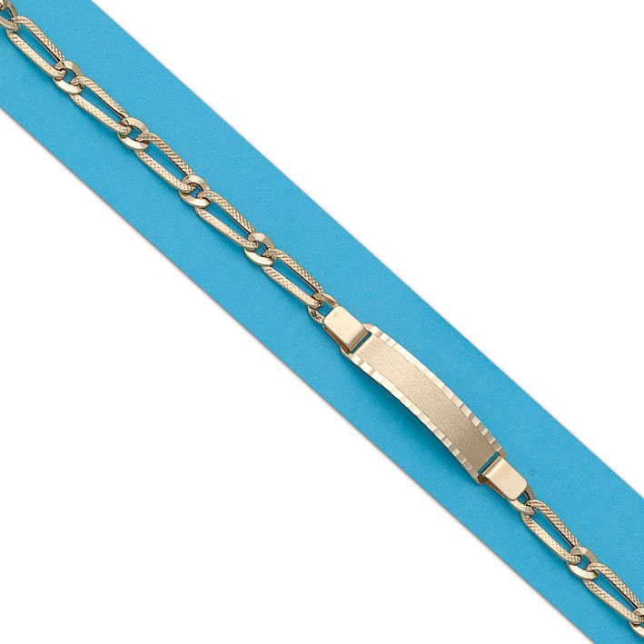PULSERA CON PLACA ORO 18KL