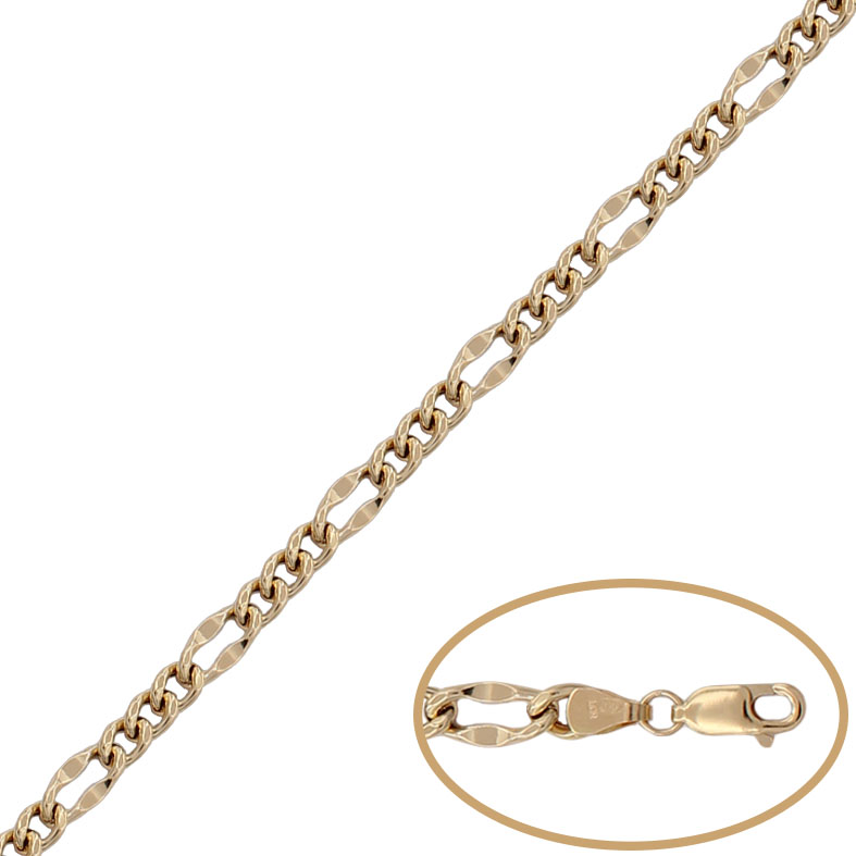 PULSERA HUECA ORO 18KL 3x1 - 5MM