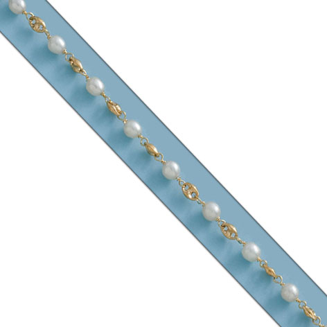 PULSERA PERLA JOFA ORO 18KL