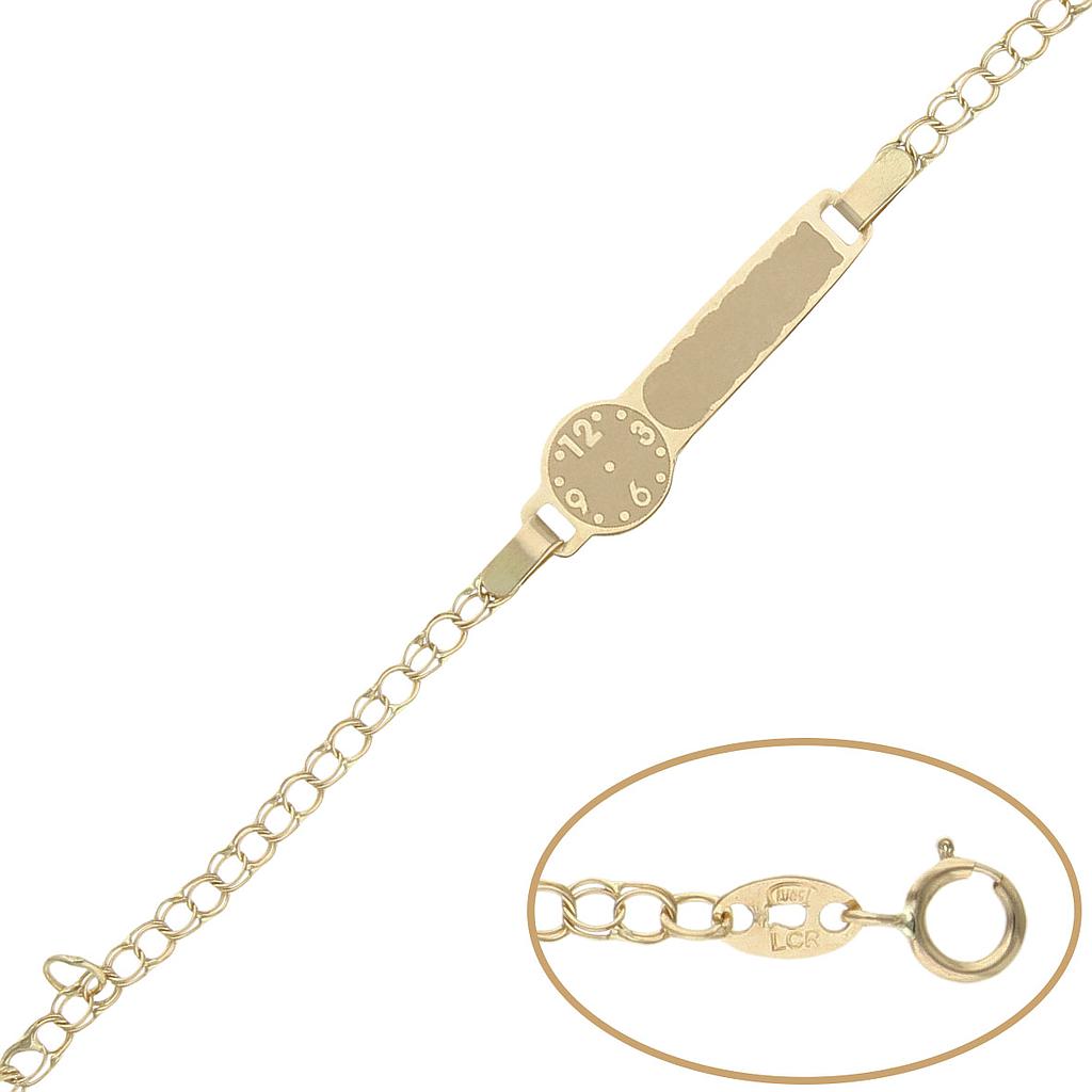 PULSERA RELOJ HUNGARA ORO 18KL - 14CM
