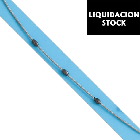 PULSERA SEMIRIGIDA OVALO PLATA 925MM