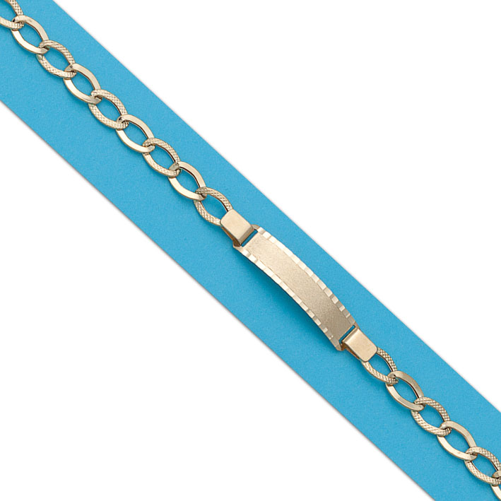 PULSERAS CON PLACA ORO 18KL