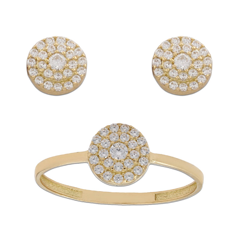 SORTIJA CIRCULO ORO 18KL CIRCONITAS