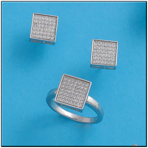 SORTIJA CUADRADO CIRCONITAS PLATA 925MM