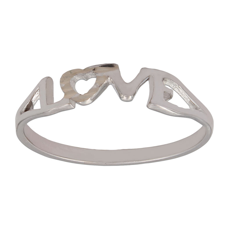 SORTIJA LOVE ORO BLANCO 18KL
