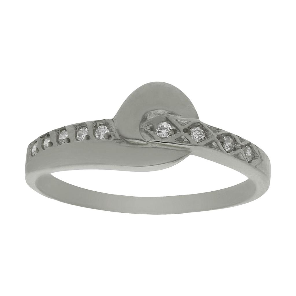 SORTIJA ORO BLANCO 18KL CIRCONITAS